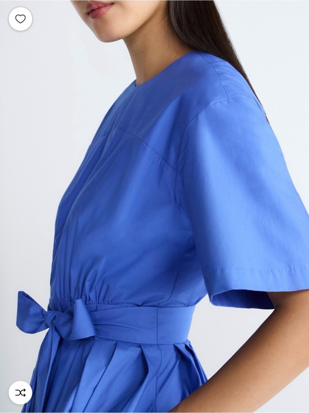 Devil Wears Prada Scoop Collection Cotton Tie-Waist Midi Dress - Picture 4 of 12